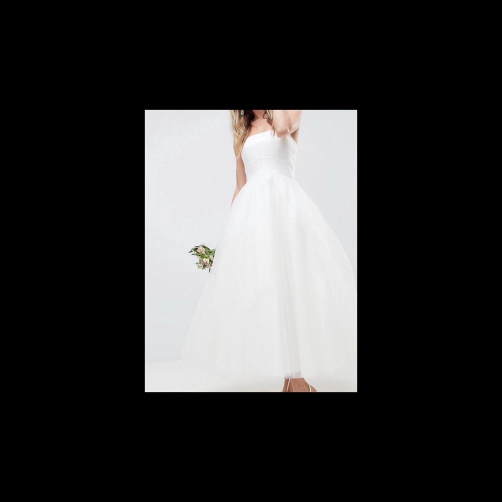 Midi wedding/engagement party/bridal shower dress